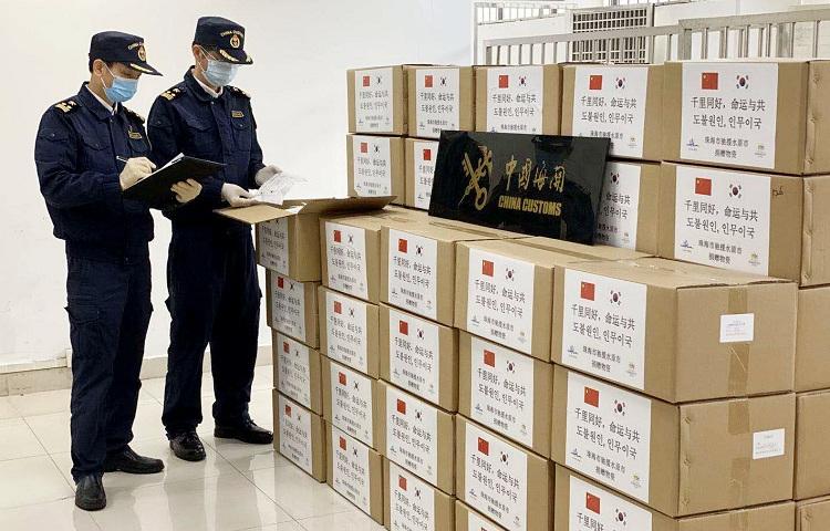 口罩出口香港，防護(hù)用品出口香港物流商檢圖