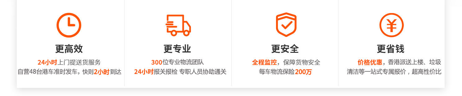 廣州到香港物流專線常見問題解答，深圳東勝物流運輸服務