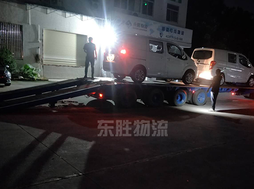 小轎車托運(yùn)到香港，轎車運(yùn)輸香港案例圖