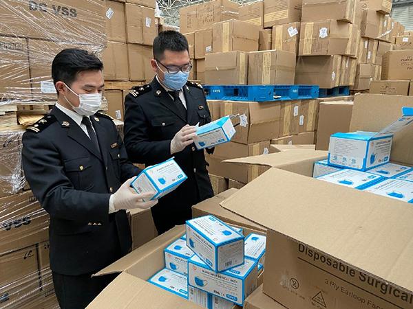 口罩出口報關(guān)，口罩發(fā)貨到香港物流運(yùn)輸案例